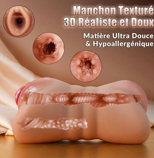 Masturbateur Masculin Texture Ultra-Doux, Hypoallergénique